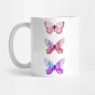 3 colorful butterflies Mug